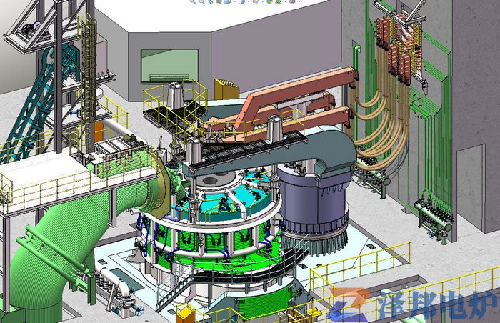 100T電弧爐(圖7) 100T電弧爐(圖7)