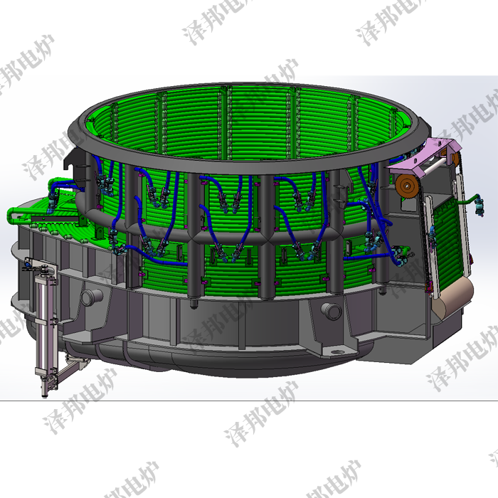 EAF-120t頂裝料煉鋼電弧爐