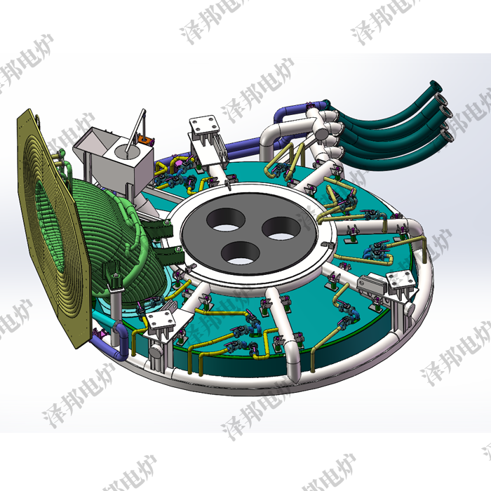 EAF-120t頂裝料煉鋼電弧爐