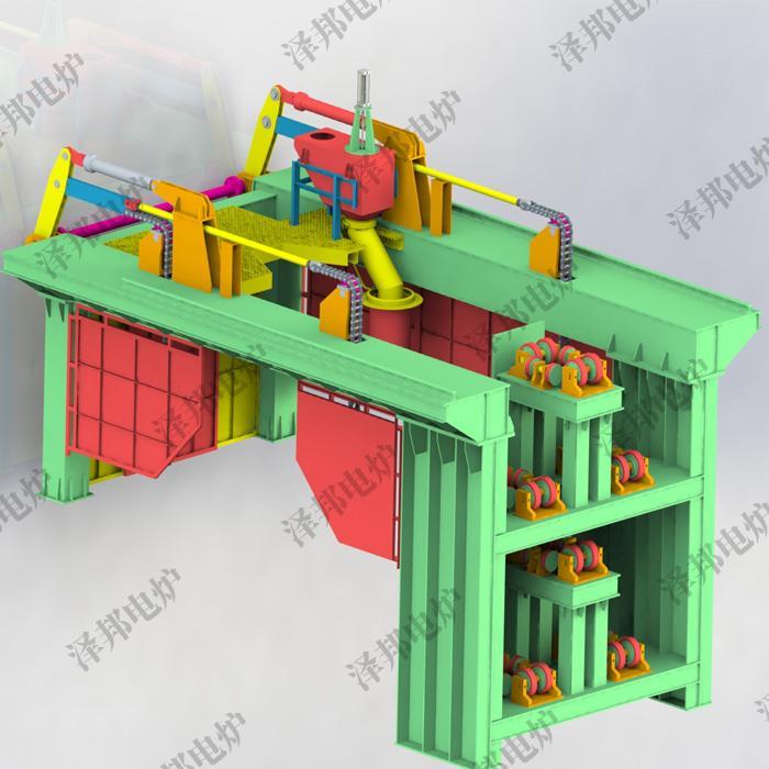 LF-120t雙車三工位鋼包精煉爐