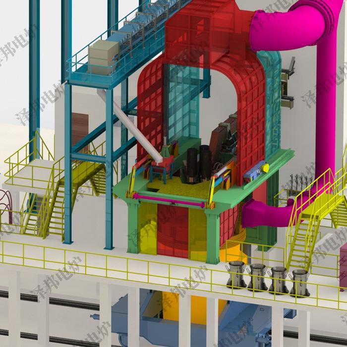 LF-120t雙車三工位鋼包精煉爐