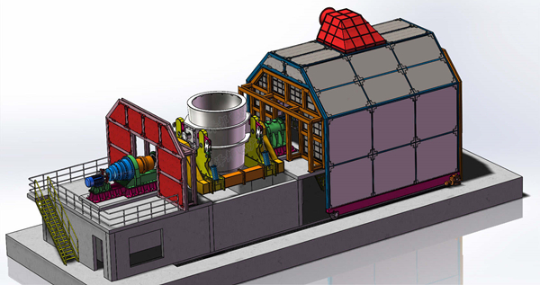 西安煉鋼電弧爐廠家(澤邦電爐)-熱烈祝賀150t鋼鐵包傾翻機(jī)構(gòu)順利投運(yùn)